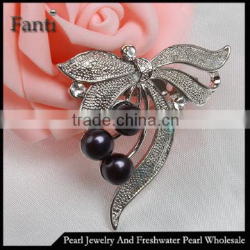 Dragonfly decorations jewelry natural pearl brooche