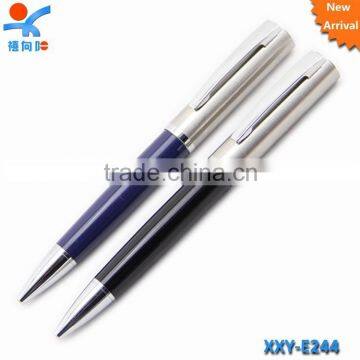 matt silver office school business gift roller metal ballpoint pen