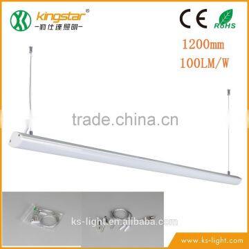 Latest technology linear fixture 1200mm fan-shaped linear hanging light 100lm/w from Kingstar factory China                        
                                                                                Supplier's Choice