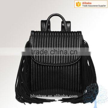 Girl school bag in new design, tassel leather bag in casual life