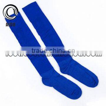 Colorful Blue Mens Boys Custom Design Knee High Football Socks