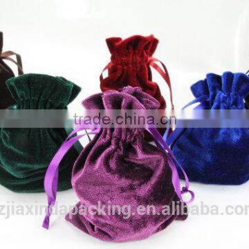 Velvet Dust Bag, Velvet Cosmetic Bag, Drawstring Silk Velvet Gift Bag                        
                                                Quality Choice