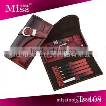 Luxury Red Manicure Set,lady professional pedicure tools for personal care