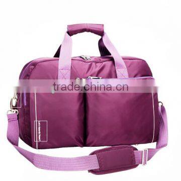 2014 New Dark Purple Travel Bags For Ladies Outdoors Business