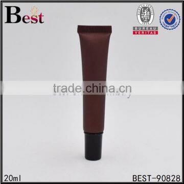 20ml thin black plastic tube container for cosmetic