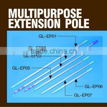 Aluminum extension pole