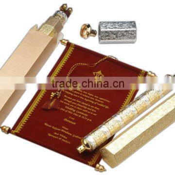 scroll wedding invitations party supplies birthday anniversary invitation scrolls customized wedding cards scroll box invitation