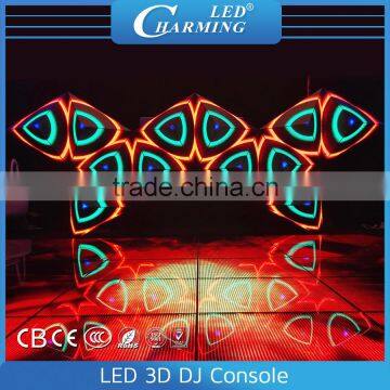 hot sale 3D magic effect led pixel dj booth/interactive bar table controlled by Madrix