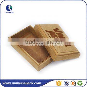 Small packaging wood box with lid for gift