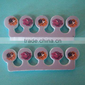 FZQ-007 9Cm Single fashional patterm rubber for toe separators