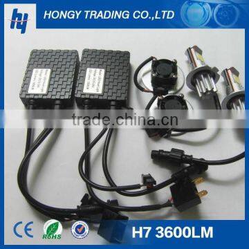 crees chip car led headlight H7 3600lm