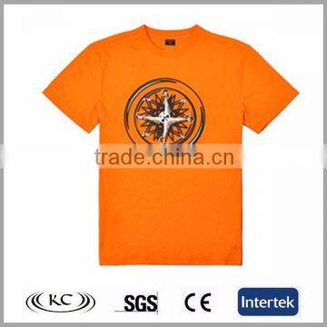 popular high quality 100% cotton oversized man orange xxl t shirts