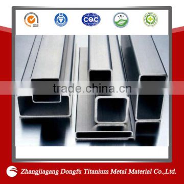 Polished stainless steel seamless pipe rectangular shape