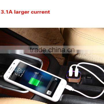 Professional Manufacturer Custom 5V 1A 2.1A 3.1A Portable Dual Usb Car Charger photo-5