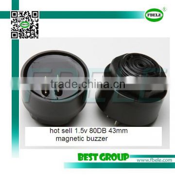 hot sell 1.5v 80DB 43mm magnetic buzzer FBPB4333C