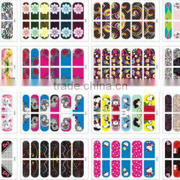 2014 Hot sale Beautiful melody nail sticker SY Series wholesale