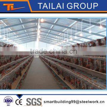 Design Prefabricated Steel Structure Chicken House