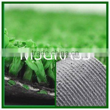 PE curved mesh 12mm pile height golf synthetic grass underlay carpet