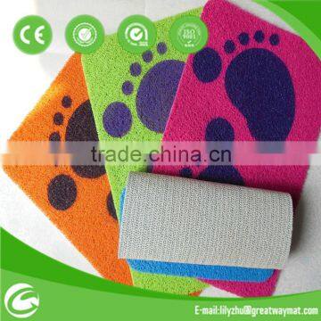 Comfortable pvc anti slip mat