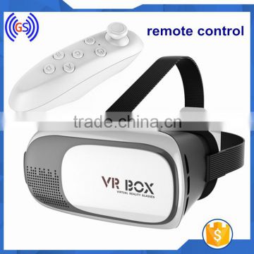 Custom Logo 3d Glasses Vr Box 2.0 With Remote Control Headset