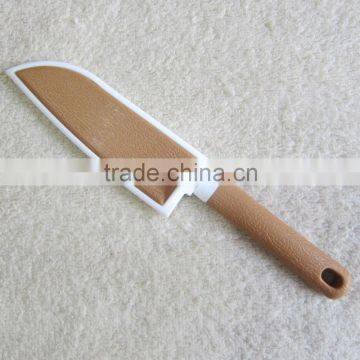 Plastic Handle Chef Knife with Sheath Cover