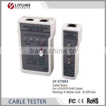 LY-CT003 best ethernet cable tester, lan tester tool for UTP/STP RJ45 Cable