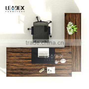 Luxury Wooden Executive Office Desk With Metal Frame photo-2