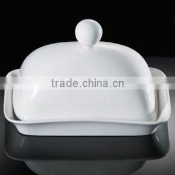 7"9"rectangular butter dish w.lid H5906