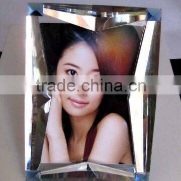 Crystal photo frame