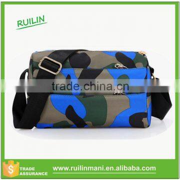 Camouflage Cotton Canvas Messenger Bag Men's Satchel Messenger Bag With strong Straps