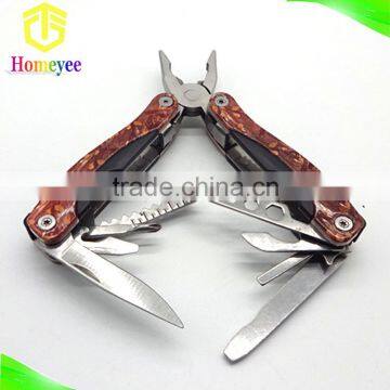 Outdoor Folding Multifunction Pliers With Flower Pattern Coated