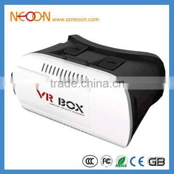 VR BOX Virtual reality headset 3D Glasses VR Google Cardboard Glasses For iPhone For Samsung 3D Video Glasses+Game Controller