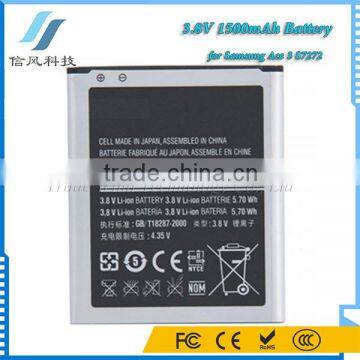 1500mAh 3.8V for Samsung Ace 3 Battery S7272 Battery