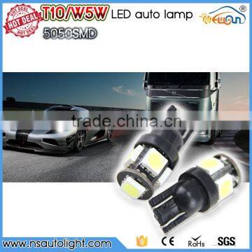 Hot Sale lighting led t10 5w5 canbus car led auto bulb t10 led bulb