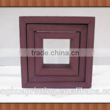 customized purple mdf wall shelf supplier