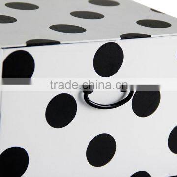 Metal Handle Cardboard Storage Box Customized Cardboard Paper Box Drawer Storage Box photo-4