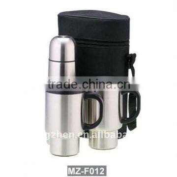 mug and 500ml flask set vacuum flask set with PVC bag