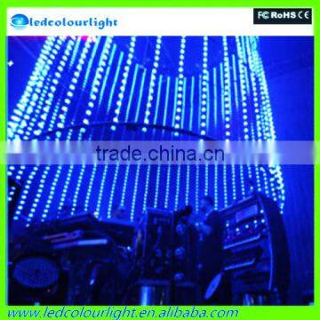 Madrix software 50mm 3D hanging multi color changing night club led ball light