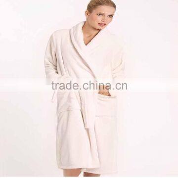 fashion dress women's fancy coral fleece bathrobe with factory price