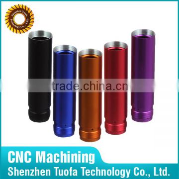 Color Anodizing Aluminum Flashlight Body Precision Machining Part