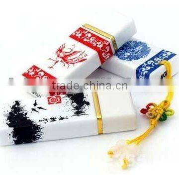 Classy China ceramic usb 4gb 100% Full capacity -Free Sample