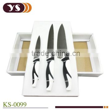 3-Piece titanium coated knife set