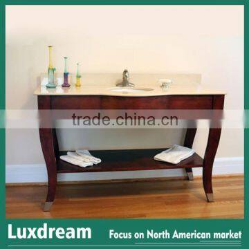 Luxdream American bowfront bathroom furniture for hotel