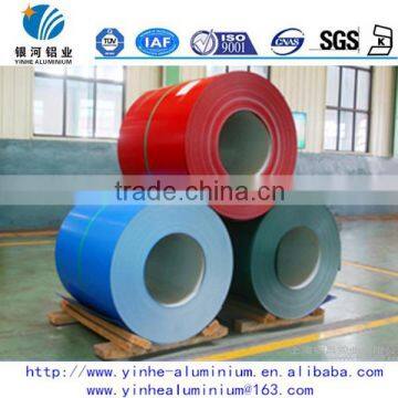 Pro-coated aluminum coil with two colors coated on both side for decoration indoor