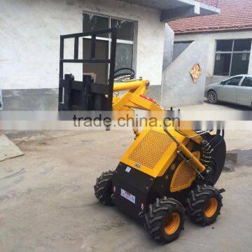 Mini Loader Type Mini Skid Steer Loader With 4in1bucket photo-3
