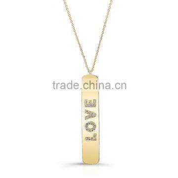 Factory wholesale price women fashion men gold necklace