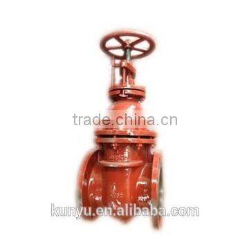 flanged cast iron lever gate valve