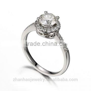 hot sale latest ring aaaaa cubic zirconia party ring design