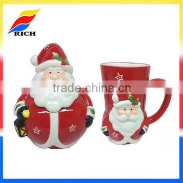 ceramic christmas decor santa claus