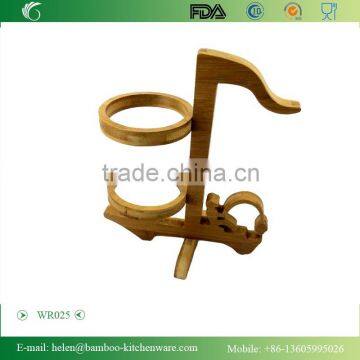 WR025/ Home Living Room Cabinet Wooden Wine Rack Wood Single Bottle Display Rack Professional Design Wine Rack FDA SGS LFGB photo-4